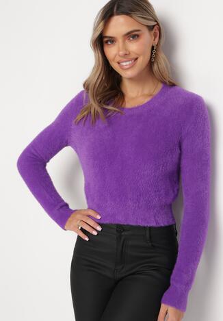 Lila pulóver