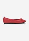 Piros színűek balerina lapossarkú cipő