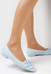 Kék színűek Balerina lapossarkú cipő