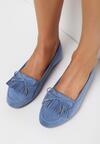 Kék színűek Balerina lapossarkú cipő