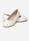 Fehér Balerina lapossarkú cipő
