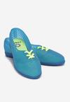 Tengerész kék Balerina lapossarkú cipő