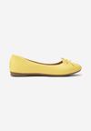 Sárga Balerina lapossarkú cipő