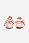 Rózsaszín színűek balerina lapossarkú cipő
