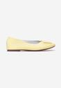 Sárga balerina lapossarkú cipő
