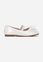 Fehér színűek színűek balerina lapossarkú cipő