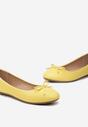 Sárga Balerina lapossarkú cipő
