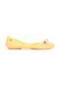 Narancssárga balerina lapossarkú cipő