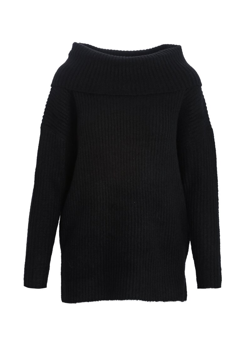 Fekete pulóver