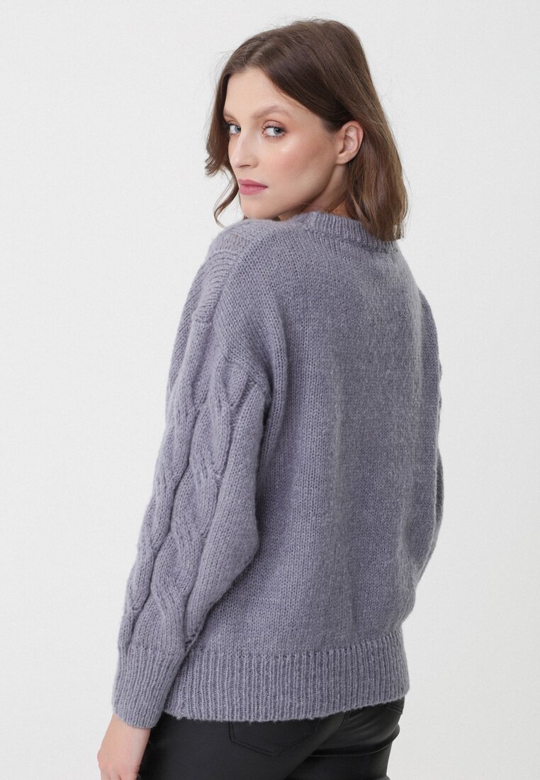 Szürke pulóver