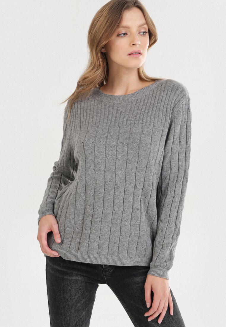 Szürke pulóver