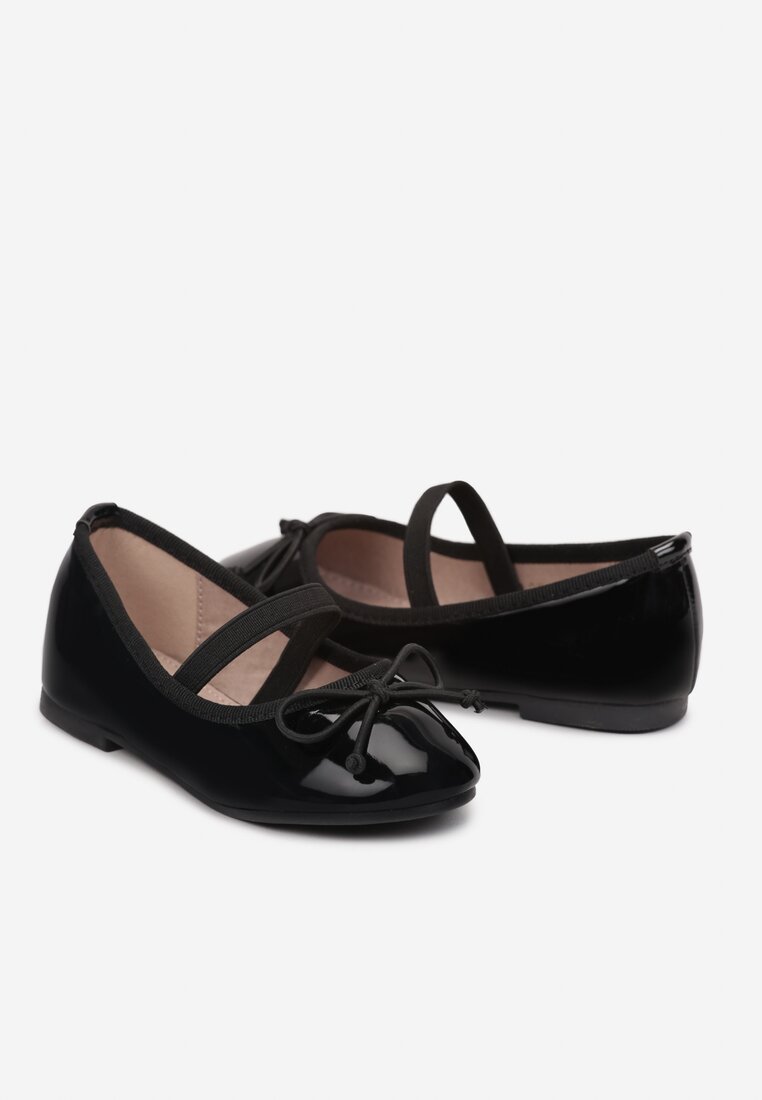 Fekete színűek Balerina lapossarkú cipő