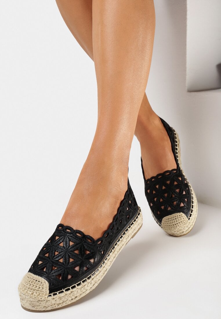 Fekete Espadrilles