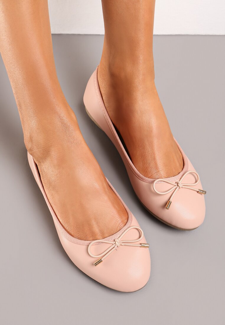 Rózsaszín Balerina lapossarkú cipő