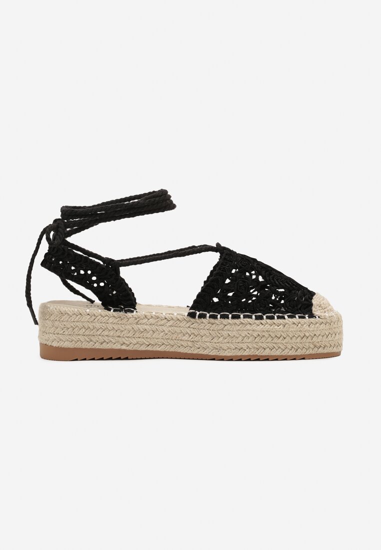 Fekete Espadrilles