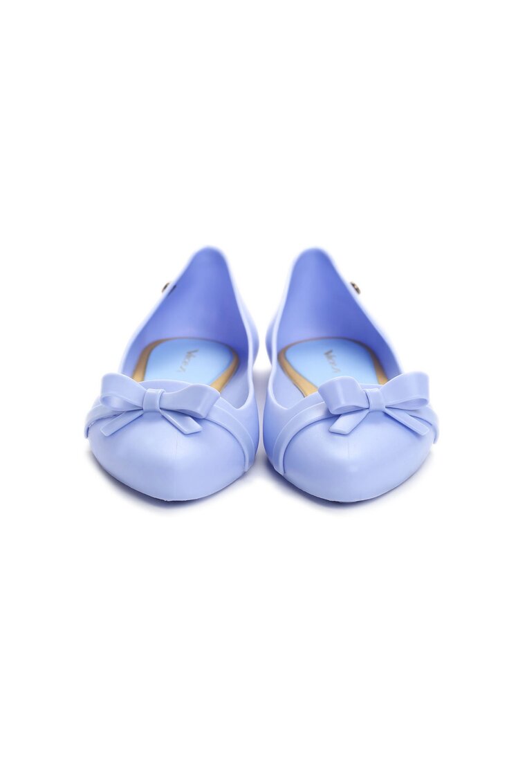Kék színűek balerina lapossarkú cipő